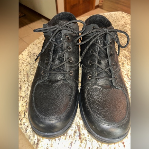 Dunham Addison mid-cut boots. Leather black size 15EEEE. NWOB Waterproof comfort - Picture 1 of 10